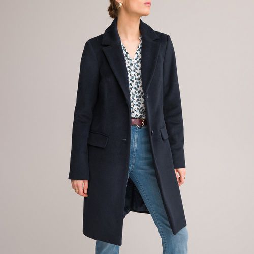 Wool/Cashmere Mix Single-Breasted Coat with Pockets - Anne weyburn - Modalova