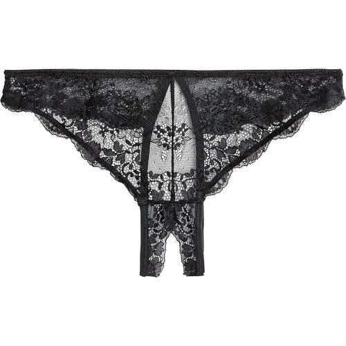 Crotchless Lace Thong - SUITE PRIVEE - Modalova