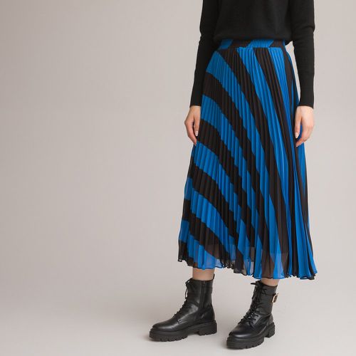 Recycled Striped Pleated Skirt - LA REDOUTE COLLECTIONS - Modalova