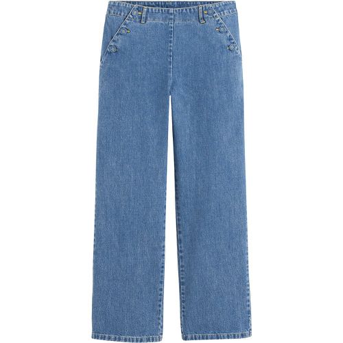 Straight Sailor Jeans with High Waist, Length 30" - EMILE & IDA X LA REDOUTE - Modalova