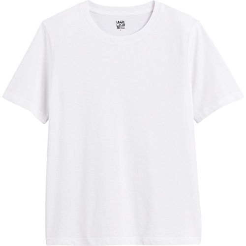 Cotton Crew Neck T-Shirt with Short Sleeves - LA REDOUTE COLLECTIONS - Modalova