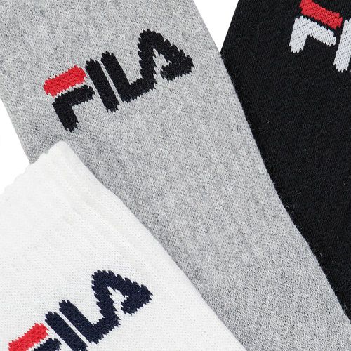 Pack of 6 Pairs of Crew Socks in Cotton Mix - Fila - Modalova