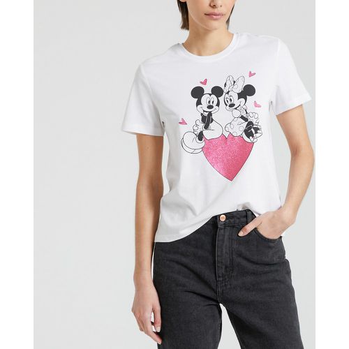 Printed Cotton T-Shirt with Short Sleeves - Only Petite - Modalova