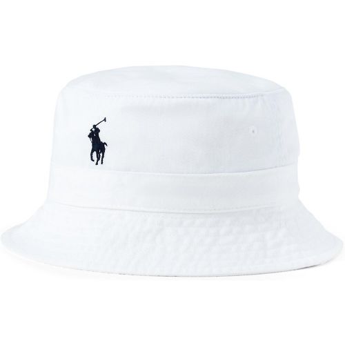 Polo Player Bucket Hat in Cotton - Polo Ralph Lauren - Modalova