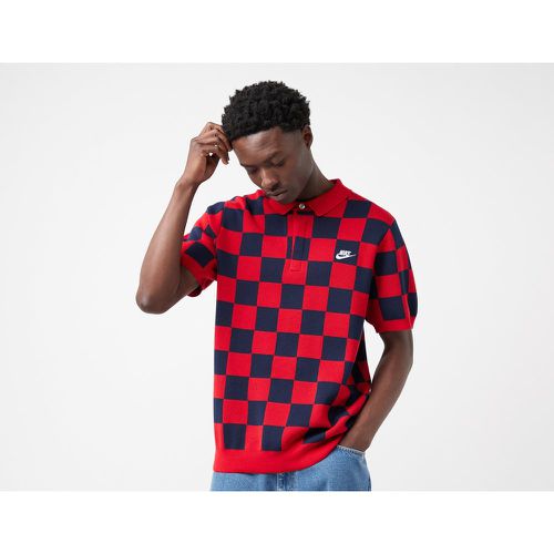 Nike Club Checkers Polo Shirt, Red - Nike - Modalova