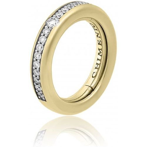 Forever Stack Me Line 18ct Yellow Gold Diamond Adjustable Size-Fit Ring - Chimento - Modalova