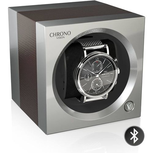 One Watch Winder Bluetooth Oak Silk Chrome Silk - Chronovision - Modalova
