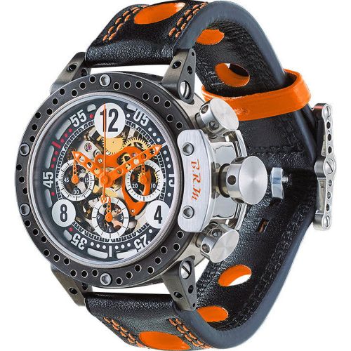 B.R.M. Watch DDF12-44 Skeleton Orange Hands - B.R.M. Watches - Modalova