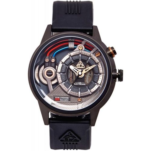 Watch SteelZ DarkZ Black Rubber - Electricianz - Modalova