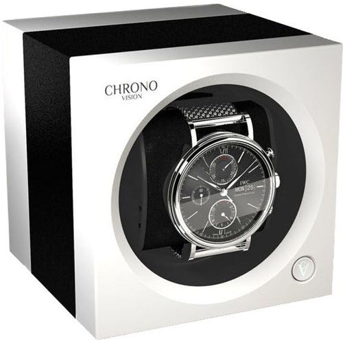 One Watch Winder Bluetooth Black Anodized White Silk - Chronovision - Modalova