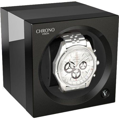 One Watch Winder Bluetooth Chrome Black Silk - Chronovision - Modalova