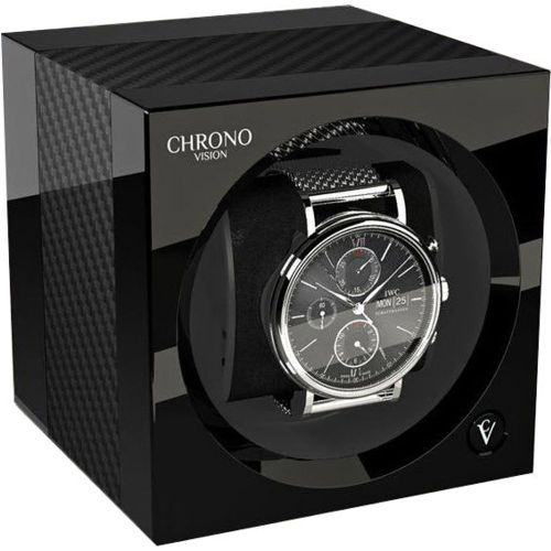 One Watch Winder Bluetooth Carbon Black High Gloss - Chronovision - Modalova