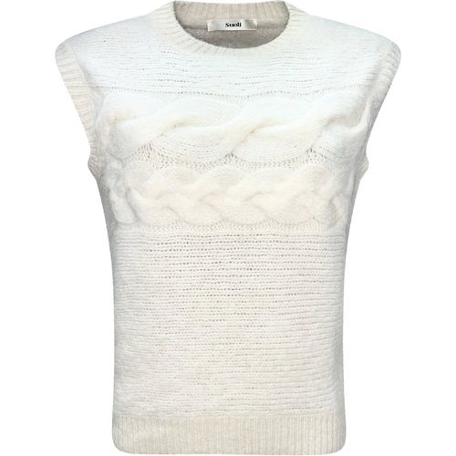 SUOLI Maglia smanicata con treccia - SUOLI - Modalova