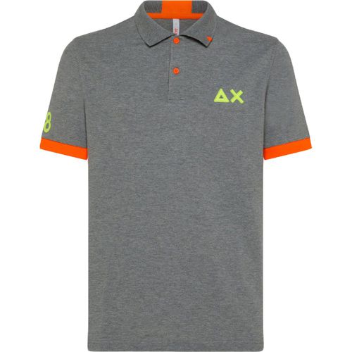 SUN 68 Polo logo fluo - SUN 68 - Modalova