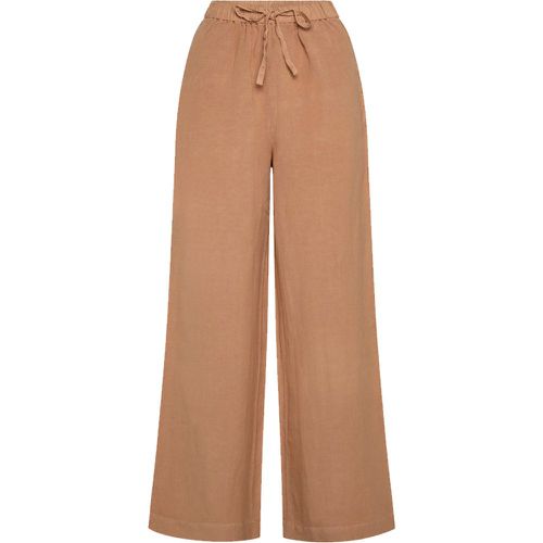 Pantalone in lino con elastico - SUN 68 - Modalova