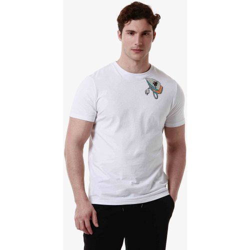 T-shirt Authentic Graphik Lloyd Blanc - Kappa - Modalova