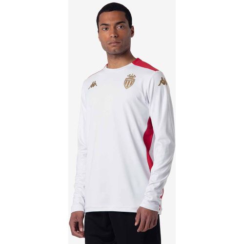 Sweatshirt Aldren Pro 8 AS Monaco 24/25 Blanc - Kappa - Modalova