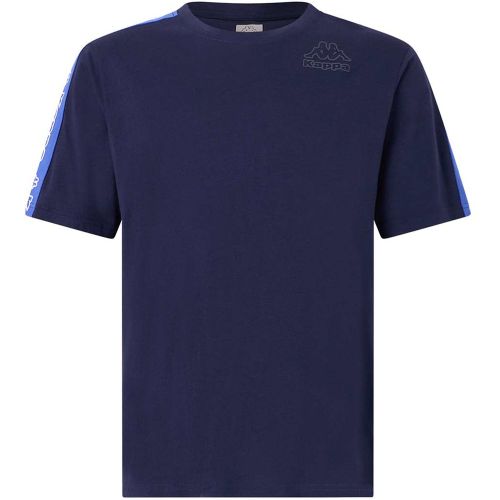 T-Shirt Tape Gramio Bleu Homme - Kappa - Modalova