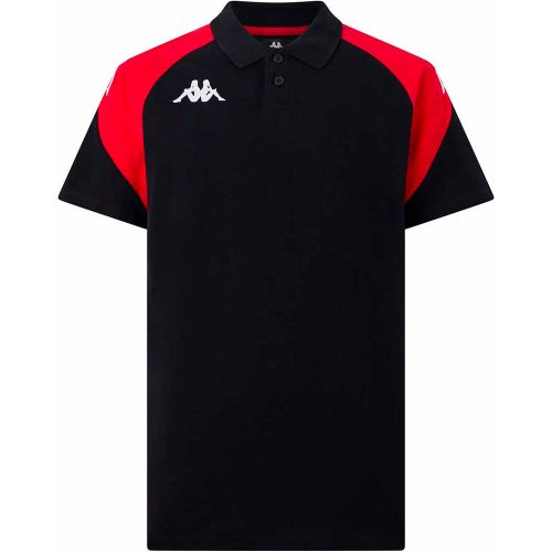 Polo Lanetto Noir Enfant - Kappa - Modalova