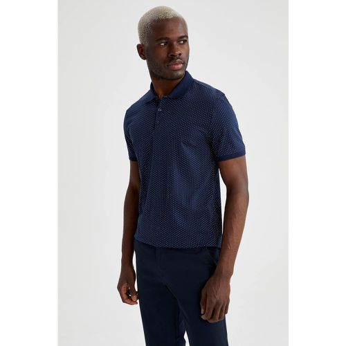 Plain Short Sleeve Slim Fit Polo Shirt - DeFacto - Modalova