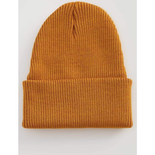 Knitted Beanie Hat - Yellow - DeFacto - Modalova