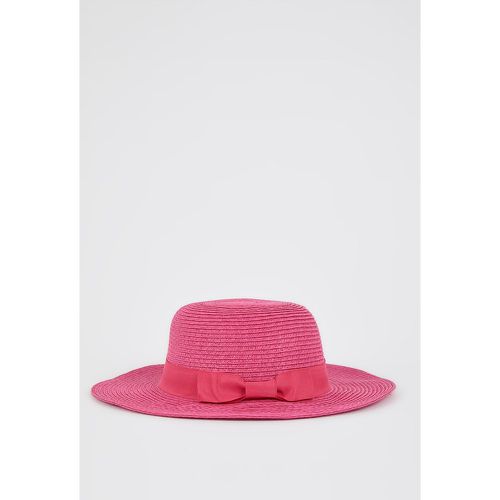 Ribbon Felt Hat - Pink - DeFacto - Modalova