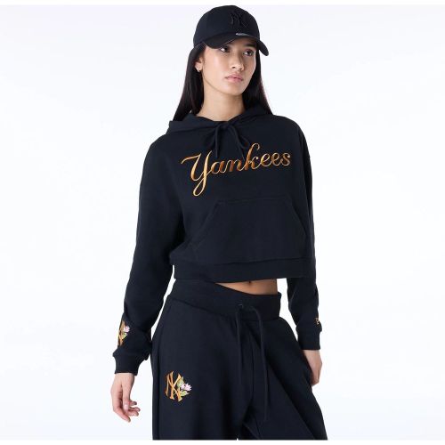 New York Yankees Womens MLB Graphic Black Pullover Hoodie female - New Era Cap - Modalova