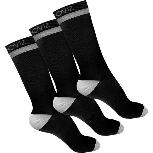 Reflective Mid Length Running Socks - 3 Pack - Proviz - Modalova