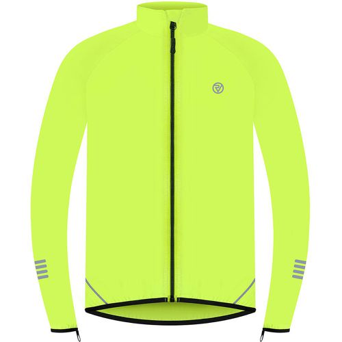 Men's Yellow Windproof Packable Cycling Jacket - Proviz - Modalova