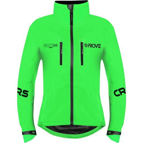 CRS Women's Fully Reflective & Waterproof Cycling Jacket - Proviz - Modalova