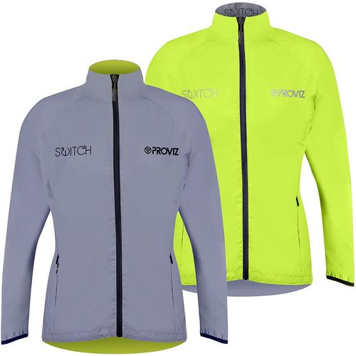 Women's Reflective Reversible Cycling Jacket - Proviz - Modalova