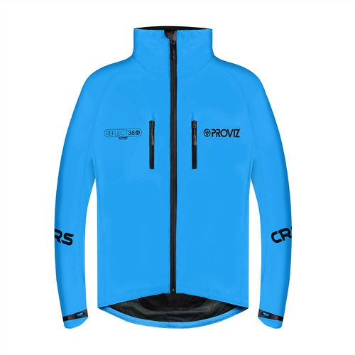 CRS Men's Fully Reflective & Waterproof Cycling Jacket - Proviz - Modalova