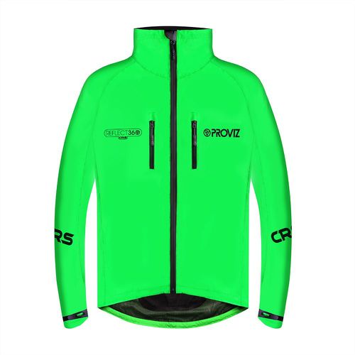 CRS Men's Fully Reflective & Waterproof Cycling Jacket - Proviz - Modalova