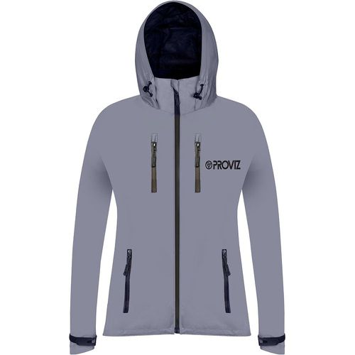 Women's Reflective Waterproof Hooded Jacket - Proviz - Modalova