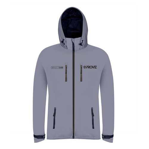 Men's Reflective Waterproof Hooded Jacket - Proviz - Modalova