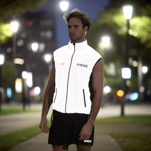 Men's Reflective Running Vest + Chest Light Bundle - Proviz - Modalova