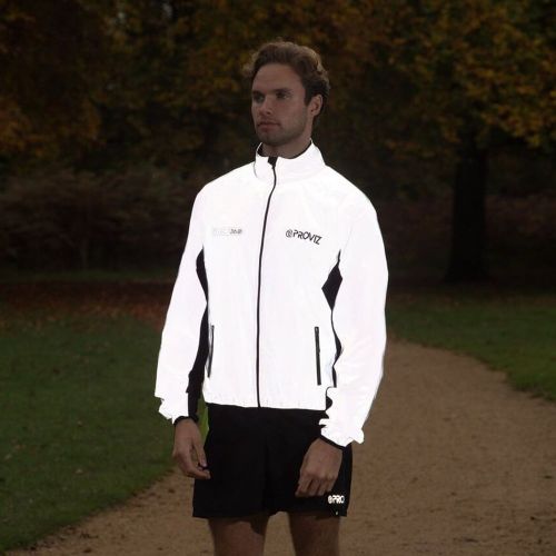 Men's Reflective Running Jacket + Running Gloves Bundle - Proviz - Modalova