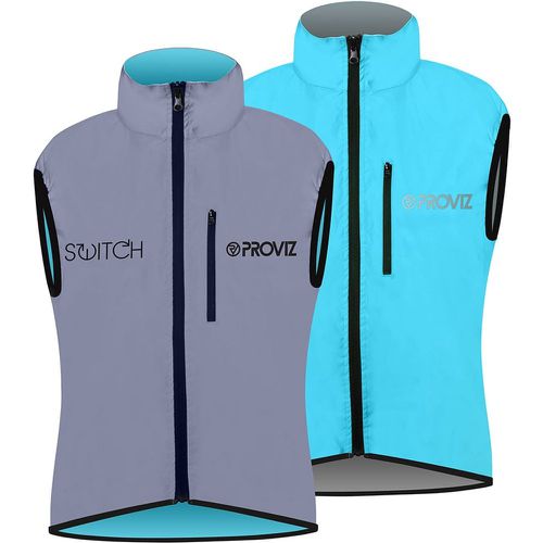 Women's Reflective Reversible Cycling Vest - Proviz - Modalova