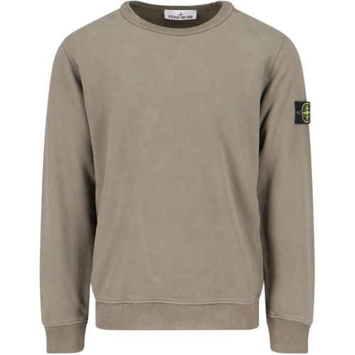 Felpa girocollo logo - Stone Island - Modalova