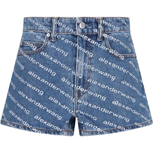 Pantaloncini logo - alexander wang - Modalova