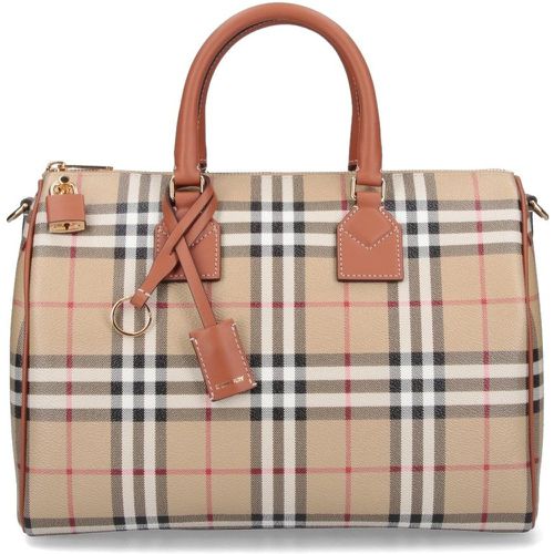 Borsa media "Bowling Check" - Burberry - Modalova