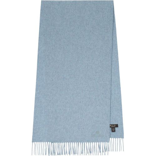 Sciarpa in cashmere grande logo - Loro Piana - Modalova