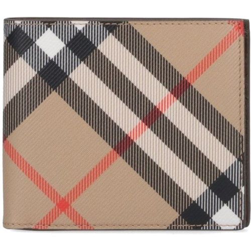 Portafoglio bi-fold "Check" - Burberry - Modalova