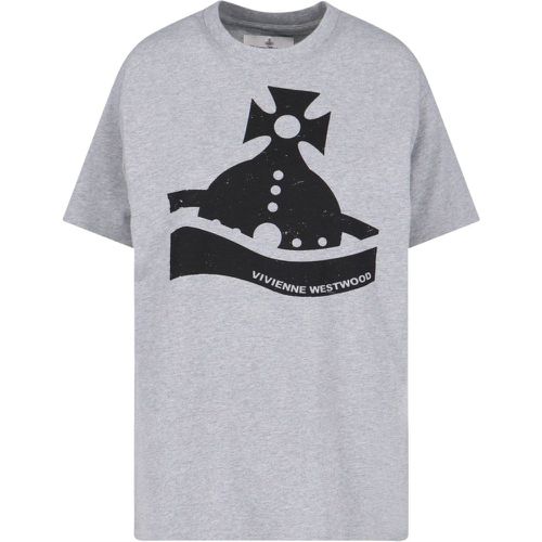 T-shirt stampata "Sunken Orb" - Vivienne Westwood - Modalova