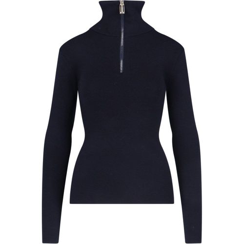 Maglia a collo alto zip - Victoria Beckham - Modalova