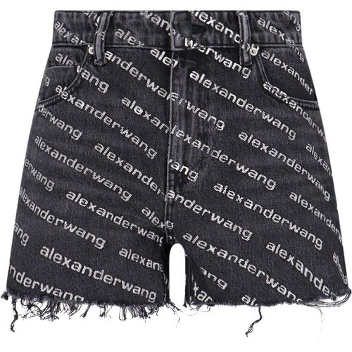 Pantaloncini logo - alexander wang - Modalova