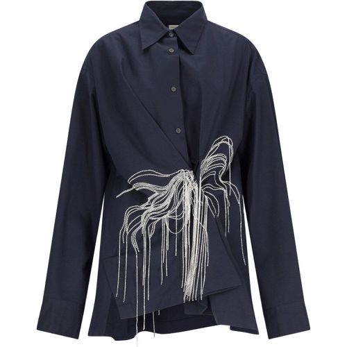 Camicia oversize con strass - Dries Van Noten - Modalova