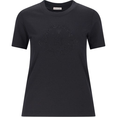 T-shirt logo con studs - Moncler - Modalova