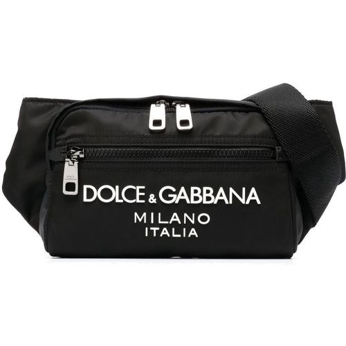 Marsupio con logo in rilievo - Dolce & Gabbana - Modalova