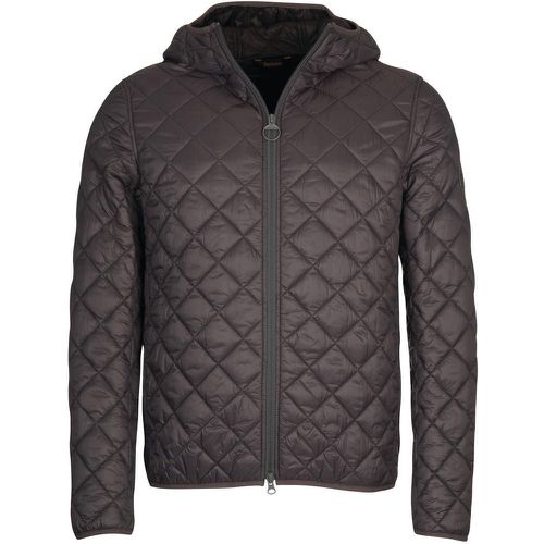 Mens Hooded Quilted Jacket Large - Barbour - Modalova